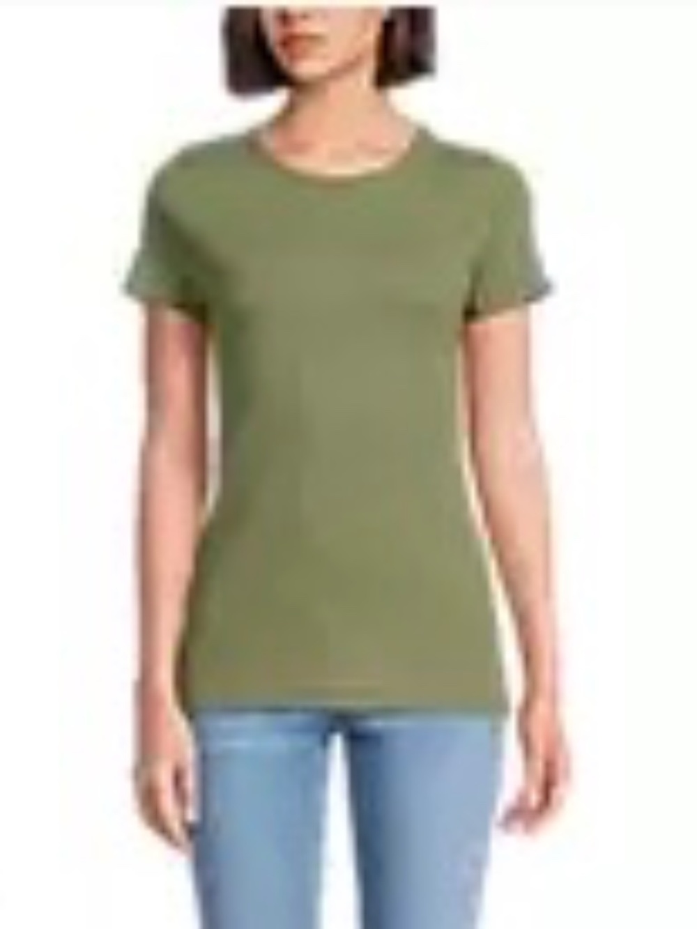Women's Petite Micro Rib T-Shirt